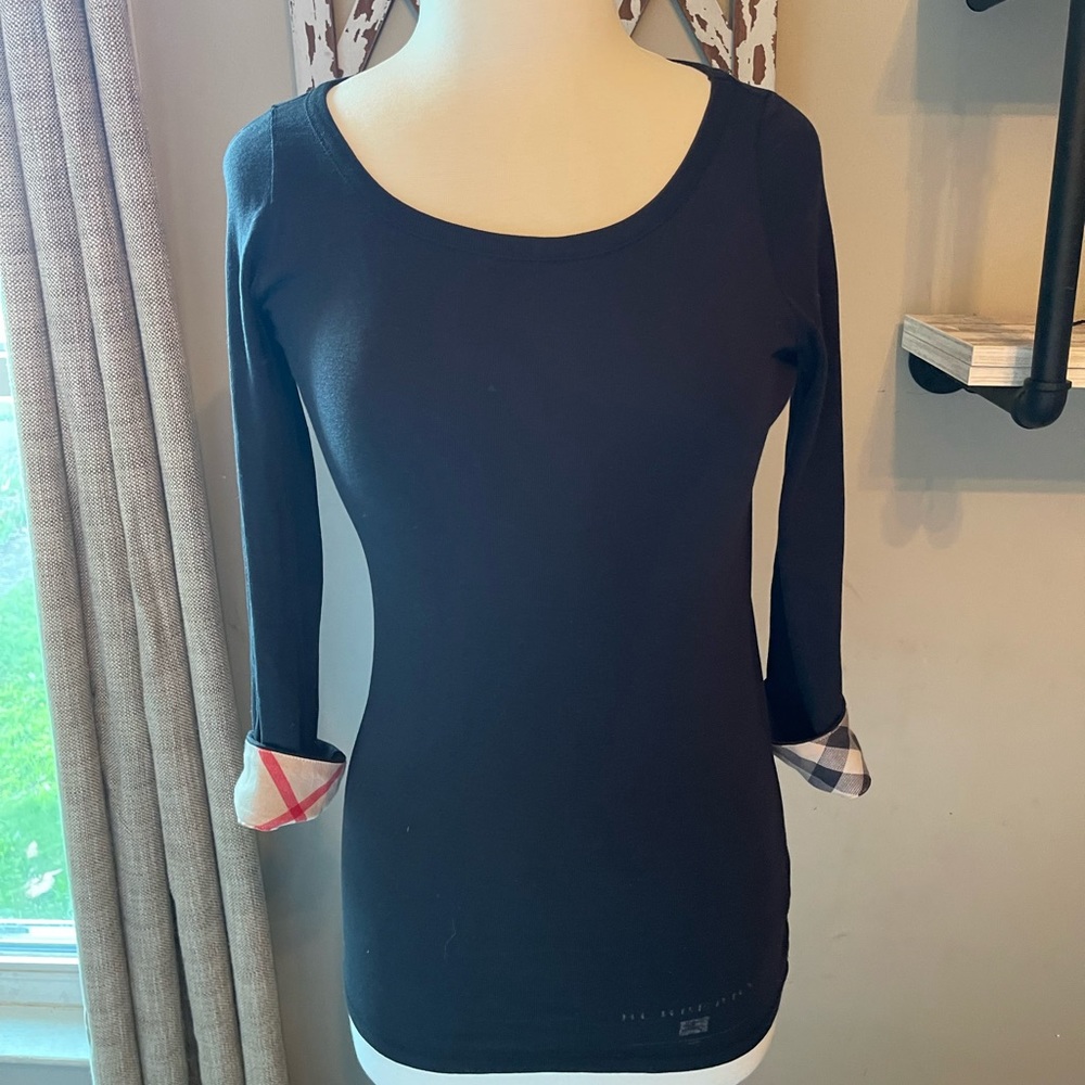 Burberry Brit 3/4 cuff sleeve shirt